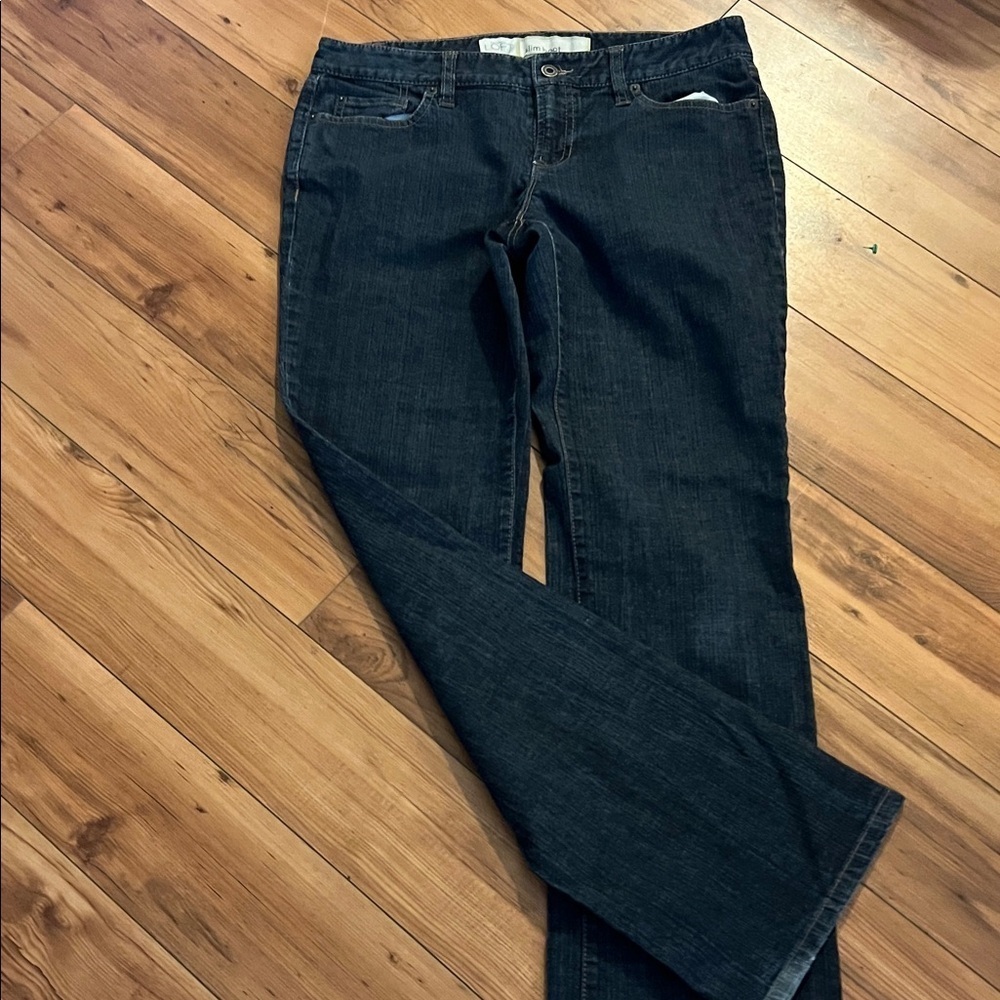 Classic LOFT Deep Indigo Blue Vintage Worn  Women's Jeans::Size 8 :: - Picture 2 of 7